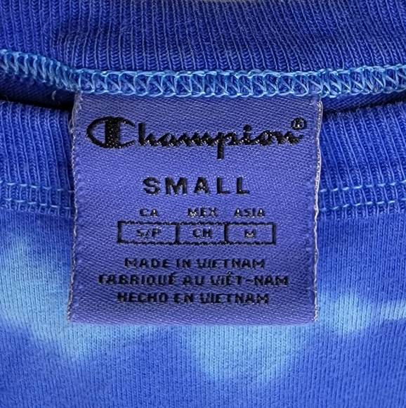 Champion Blue Crop Top - Picture 4 of 4
